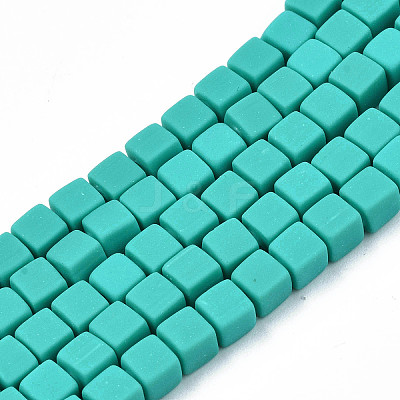 Handmade Polymer Clay Beads Strands X-CLAY-N008-061-03-1