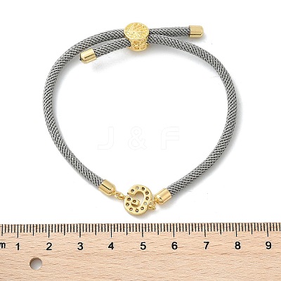 Adjustable Nylon Cord Bracelets X-BJEW-C096-01G-07-1