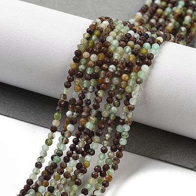 Natural Chrysoprase Beads Strands G-G140-A14-07-1