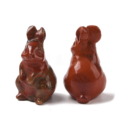 Natural Red Jasper Sculpture Display Decorations G-C244-01Q-1