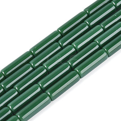 Opaque Solid Color Glass Beads Strands GLAA-N070-01A-C04-1