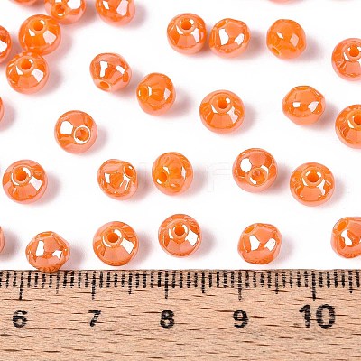 Opaque Colours Glass Seed Beads SEED-N007-34D-1