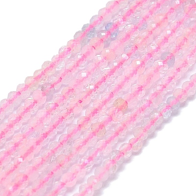Natural Morganite Beads Strands G-G106-A21-01-1
