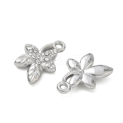 304 Stainless Steel Rhinestone Pendants SA-CBA49D2-10P-1