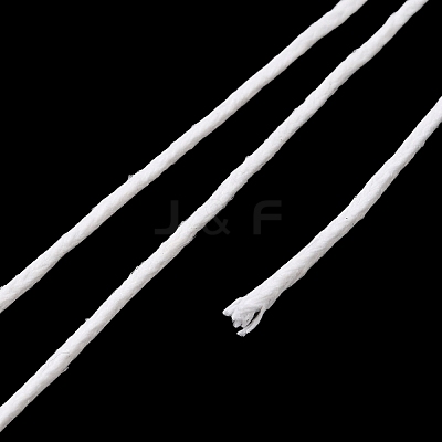 White Cotton Waxed Cord String Cord X-YC-D002-06-1
