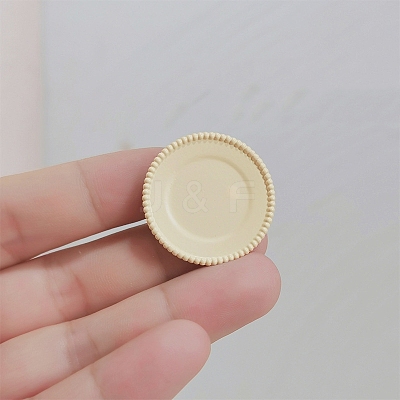 Spray Printed Alloy Plates Miniature Ornaments PW-WG8112A-02-1