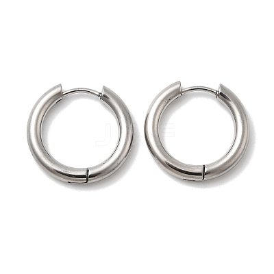 316F Stainless Steel Hoop Earrings EJEW-D341-01B-P-1
