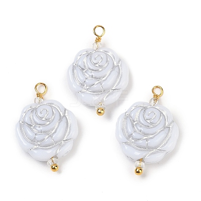 Opaque Acrylic Pendants KK-K296-04A-G-1