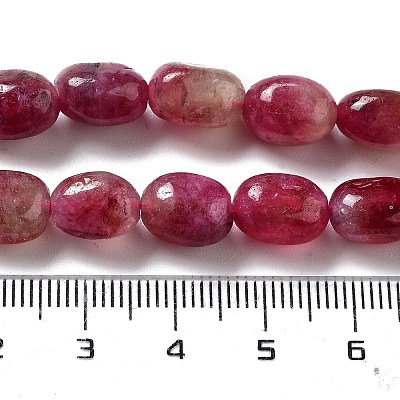 Dyed Natural Malaysia Jade Beads Strands G-P528-I03-01-1