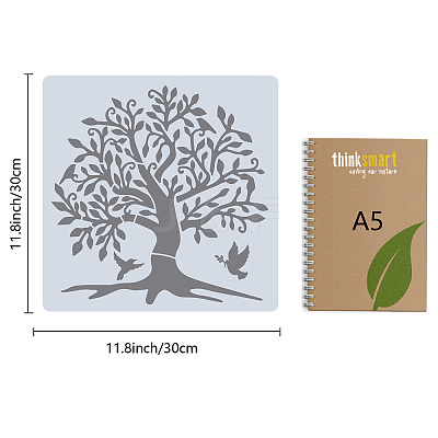 PET Plastic Drawing Painting Stencils Templates DIY-WH0244-209-1