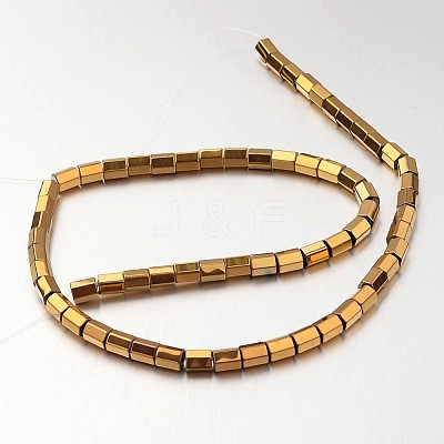 Electroplate Non-magnetic Synthetic Hematite Bead Strands G-F300-38A-03-1