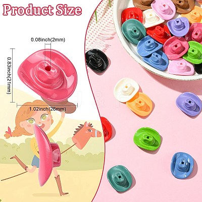 36Pcs 12 Colors Opaque Acrylic Beads SACR-CJ0001-84-1