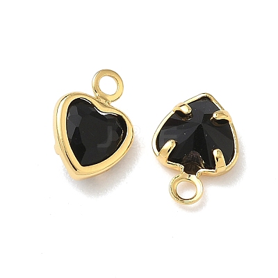 Brass Glass Charms KK-Z136-19G-03-1