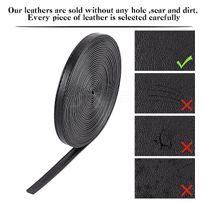Flat PU Imitation Leather Cord LC-WH0006-05E-02-1