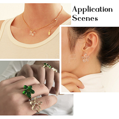 12Pcs 6 Colors Glass Beads GGLA-TA0002-02-1