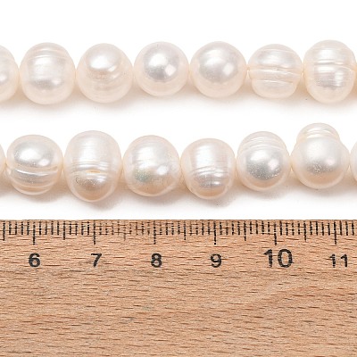 Natural Cultured Freshwater Pearl Beads Strands PA-CBABE82-11B-1