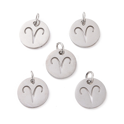 Non-Tarnish 304 Stainless Steel Charms STAS-Q201-T445-1S-1