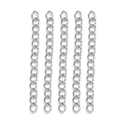 Tarnish Resistant 304 Stainless Steel Chain Extender X-CHS-R005-1