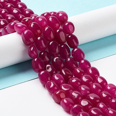 Natural White Jade Beads Strands G-E614-B01-04-1