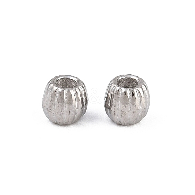 304 Stainless Steel Beads STAS-D394-02E-P-1