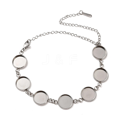 Non-Tarnish 304 Stainless Steel Bracelet Making SA-CBAFBB7-02P-B-1