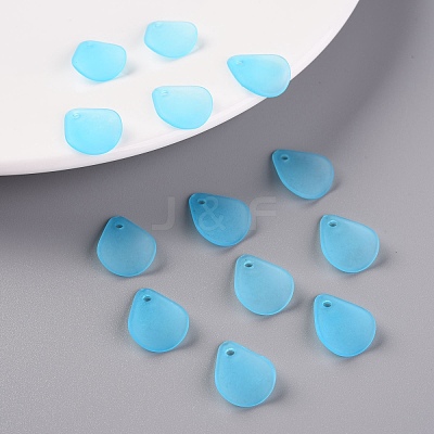 Transparent Frosted Acrylic Pendants MACR-S371-09A-755-1