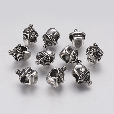 Ion Plating(IP) 304 Stainless Steel European Beads STAS-J022-036AS-1