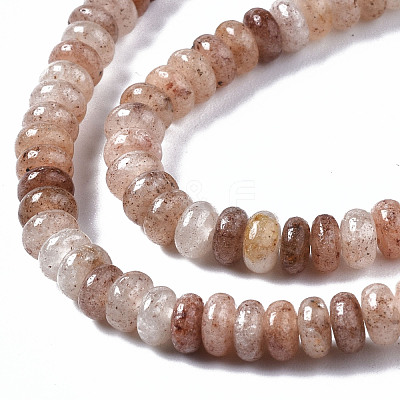 Natural Purple Aventurine Beads Strands G-S366-101-1