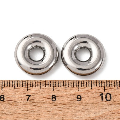 304 Stainless Steel European Beads STAS-D383-01B-P-1
