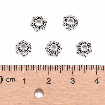 Tibetan Style Bead Caps LS-LFH10352Y-NF-1
