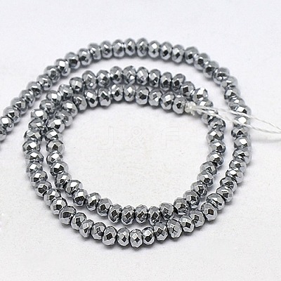 Electroplate Non-magnetic Synthetic Hematite Beads Strands G-J160-A-01-1