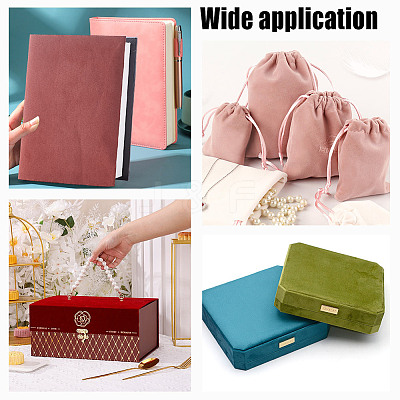2 Sheets 2 Colors Faux Suede Book Covers DIY-CP0011-10B-1