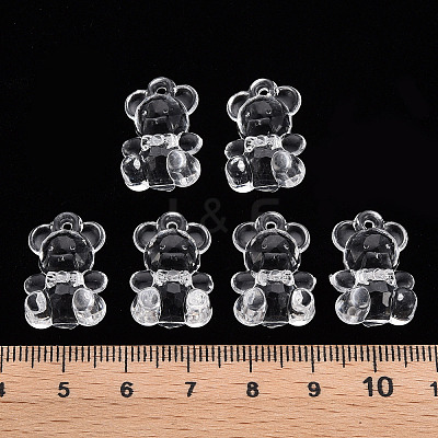 Transparent Acrylic Pendants TACR-S151-01B-205-1