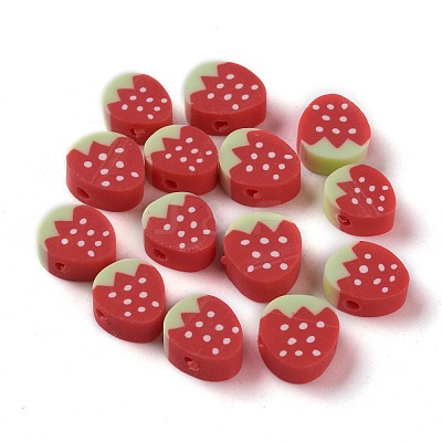 Handmade Polymer Clay Beads X-CLAY-R069-01M-1