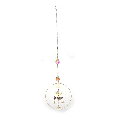 Brass Big Pendant Decorations LS-HJEW-M005-03G-03-1