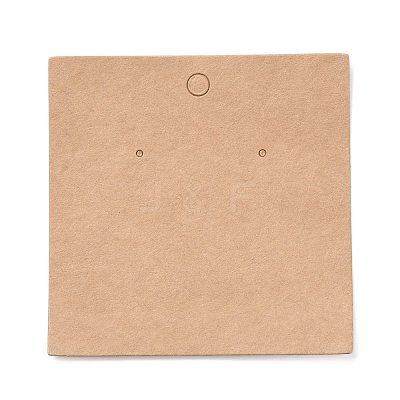 Blank Kraft Paper Earring Display Cards CDIS-G005-10-1