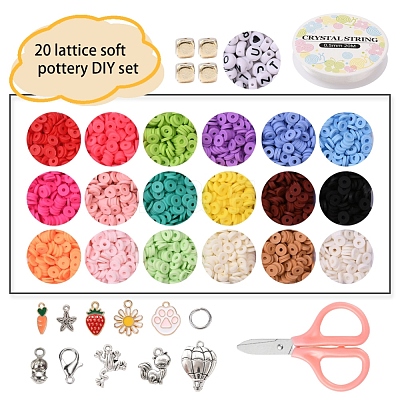 DIY Heishi Jewelry Set Making Kit DIY-YW0005-52-1