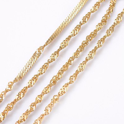 304 Stainless Steel Singapore Chains CHS-I002-04G-1