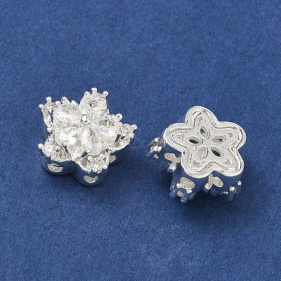 Brass Pave Cubic Zirconia Multi-Strands Links KK-B172-10S-02-1