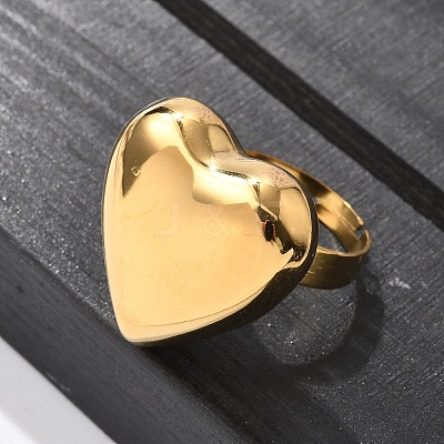 304 Stainless Steel Adjustable Rings LS-RJEW-M067-01G-1