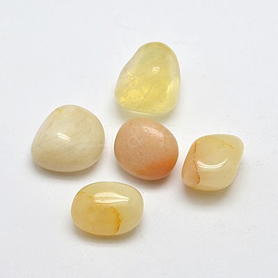 Natural Yellow Jade Beads G-G516-07-1