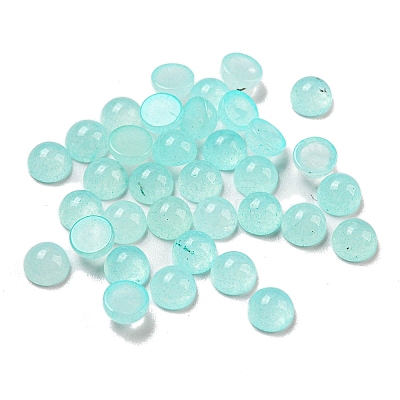 Natural White Jade Dyed Cabochons G-H309-03-30-1