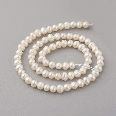 Natural Cultured Freshwater Pearl Beads Strands PEAR-G007-33-01-1