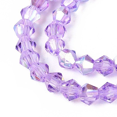 Transparent Glass Beads Strands EGLA-N021-4mm-03-1