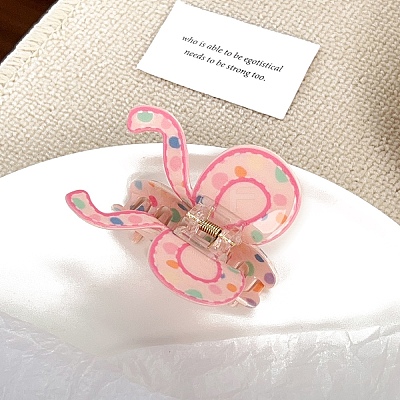 Acrylic Claw Hair Clips PW-WGE5045-06-1