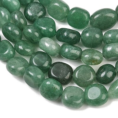 Natural Green Aventurine Beads Strands GG-CBA787B-A16-1