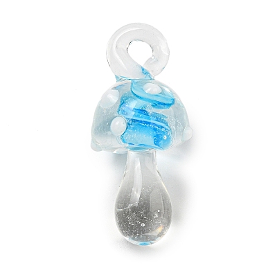 Handmade Lampwork Pendants LAMP-S067-02E-1