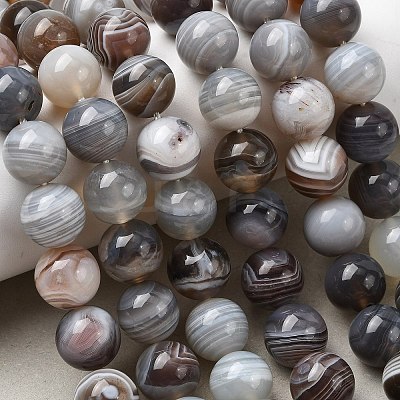 Natural Botswana Agate Beads Strands G-H334-A01-03-1