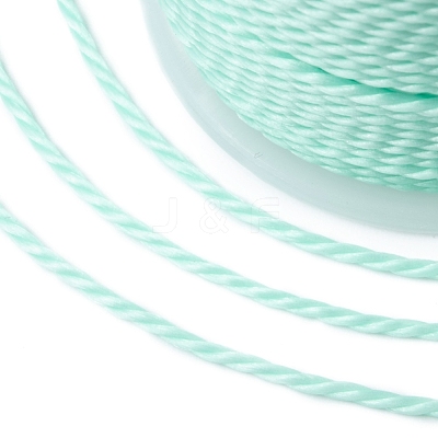 Round Waxed Polyester Cord X-YC-G006-01-1.0mm-34-1