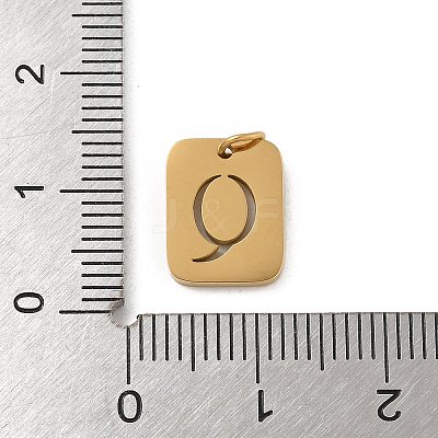 304 Stainless Steel Charms STAS-R001-01G-Q-1